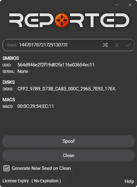 Reported Spoofer — Spoofer screenshot 2
